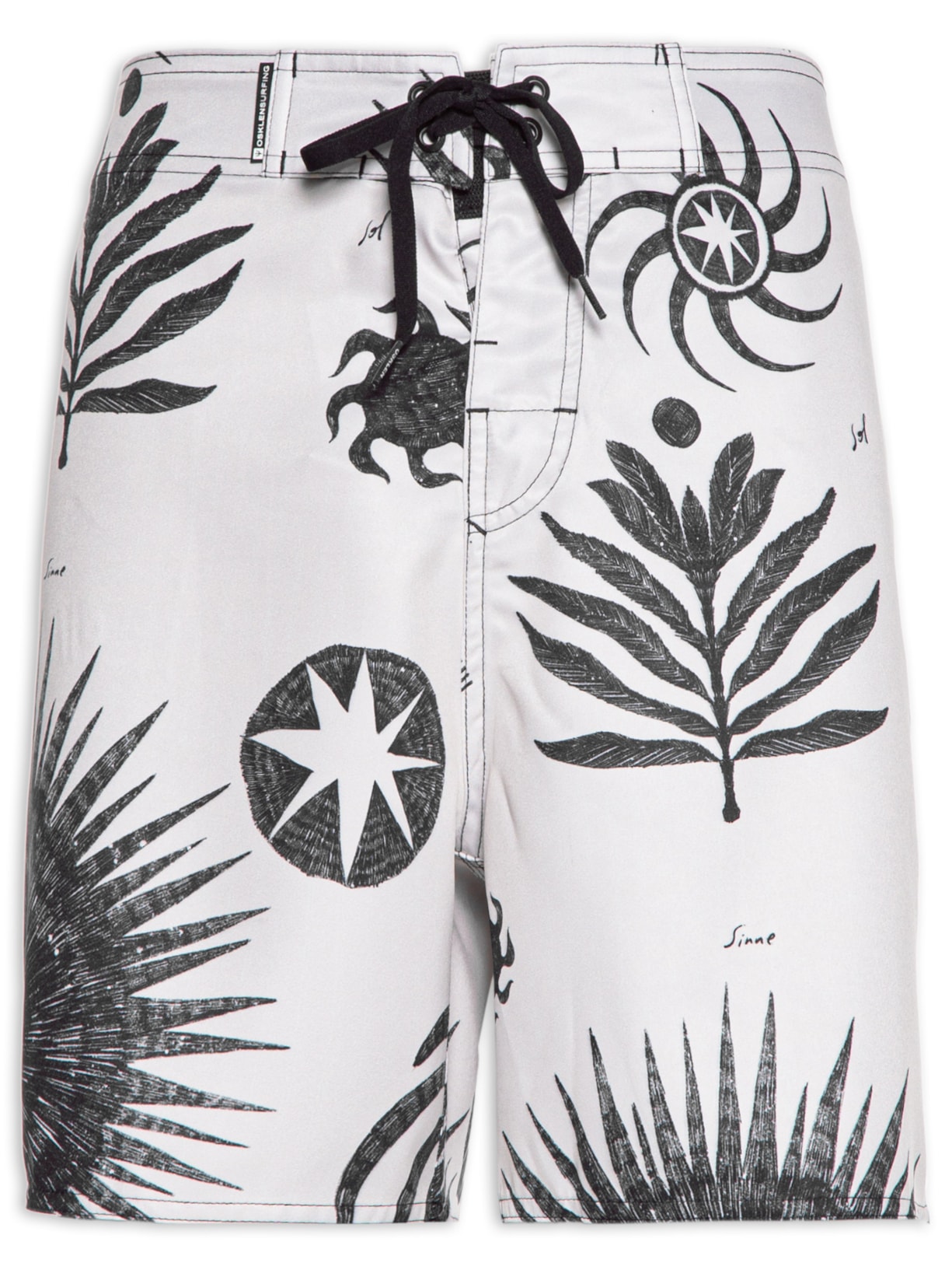 Bermuda Masculina Surf Aquaone Trace - Off White