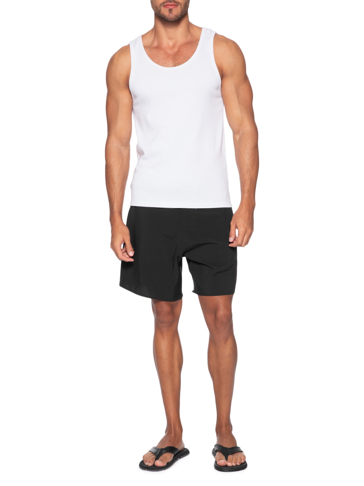 Bermuda Masculina Surf Básica Preto Osklen