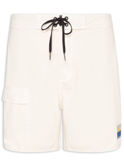 Bermuda Masculina Surf Casual Sunset - Off White