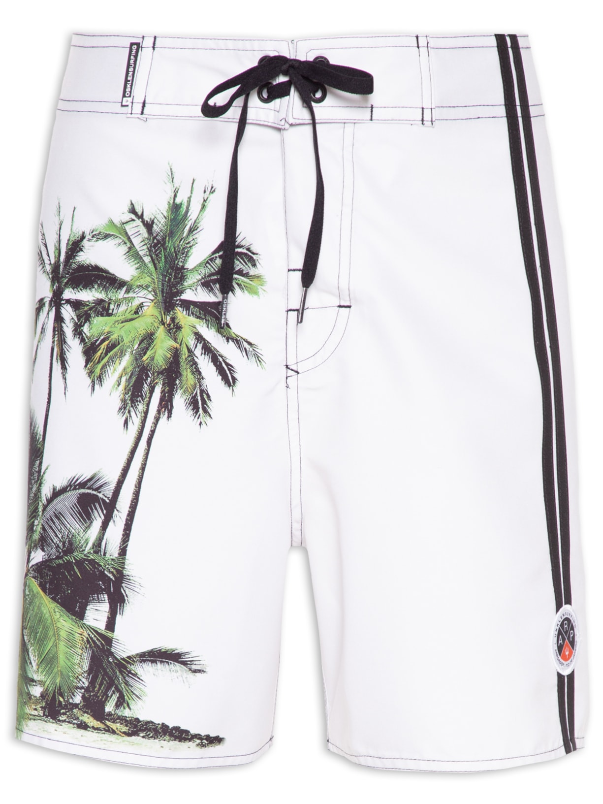 Bermuda Masculina Surf Coqueiros - Off White