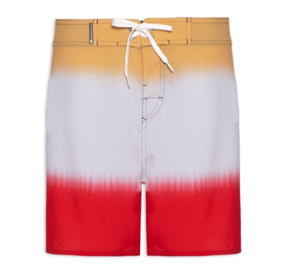 Bermuda Masculina Surf Fuzz Stripes - Amarelo