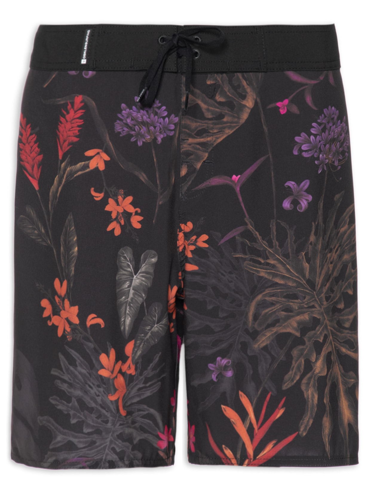 Bermuda Masculina Surf Jardim Noturno - Preto