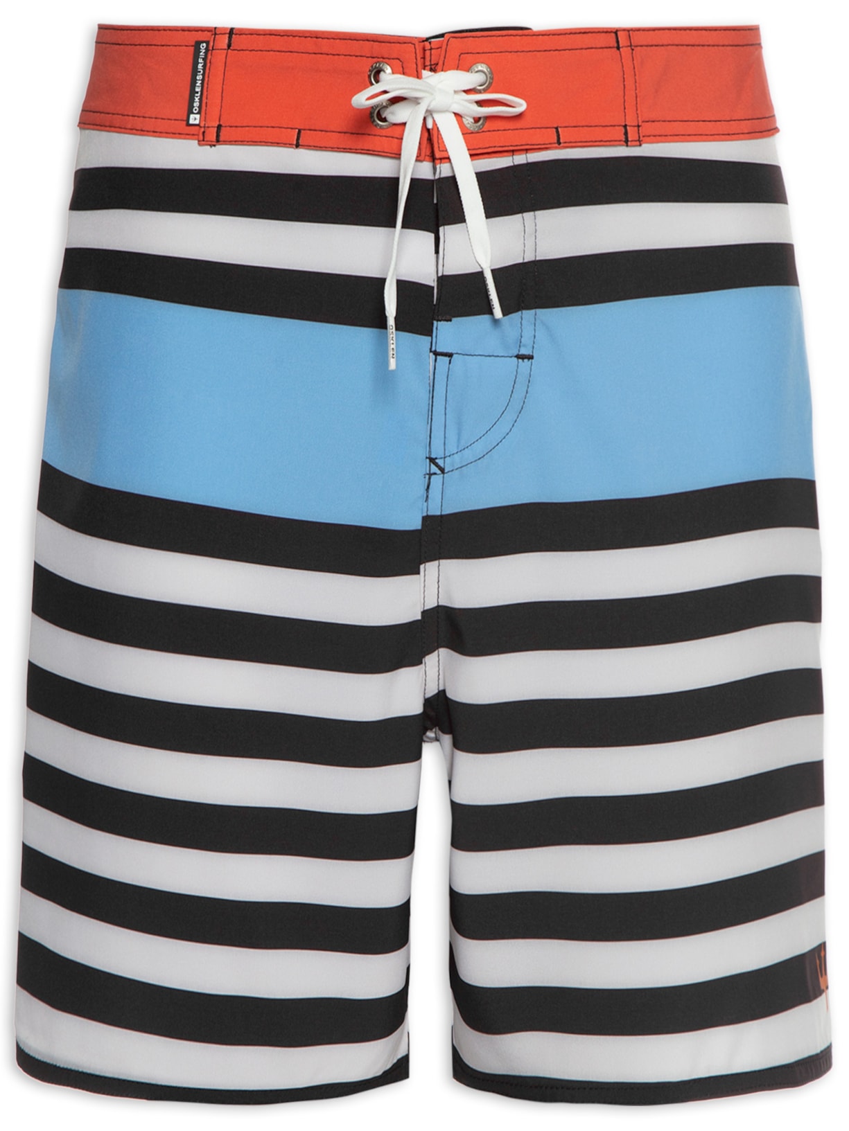 Bermuda Masculina Surf Listrado Biaritz - Naturais