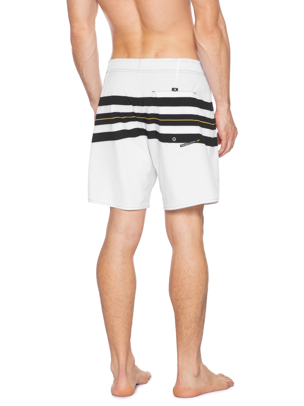 Bermuda Masculina Surf Longboad Branco Osklen