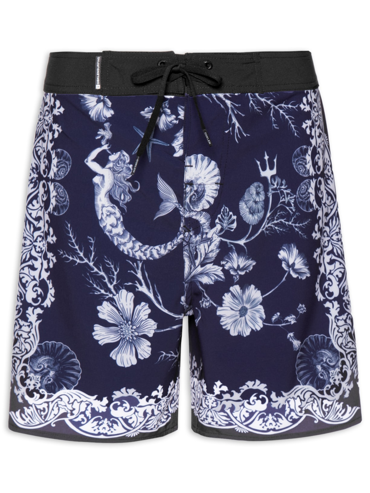 Bermuda Masculina Surf Oceans Square - Azul