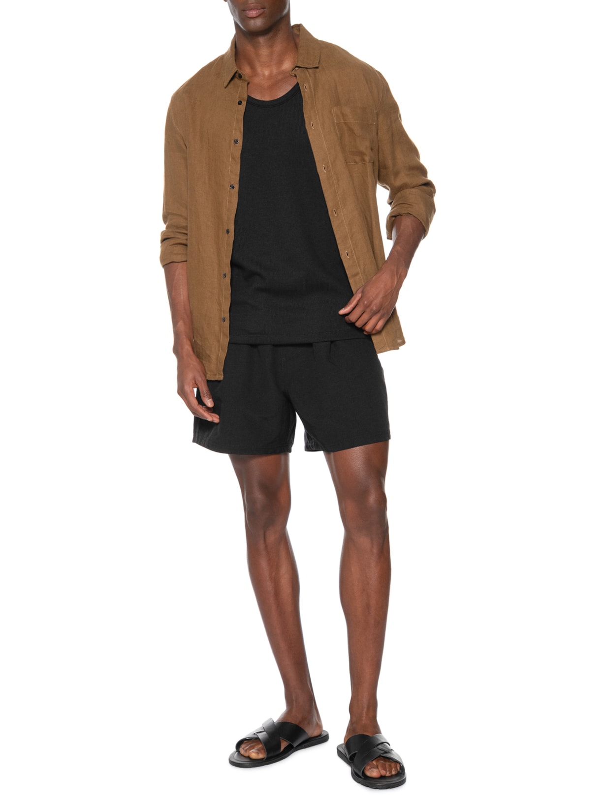 Bermuda Masculina Surf Over Preto Osklen