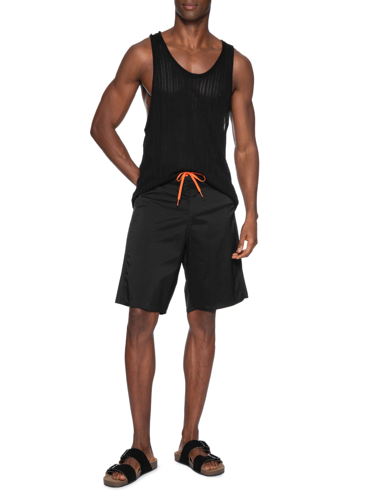 Bermuda Masculina Surf Over Tridente Preto Osklen