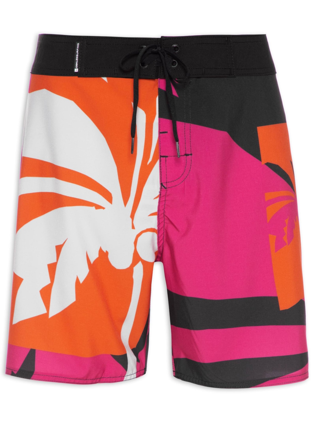 Bermuda Masculina Surf Palm Cuts - Rosa