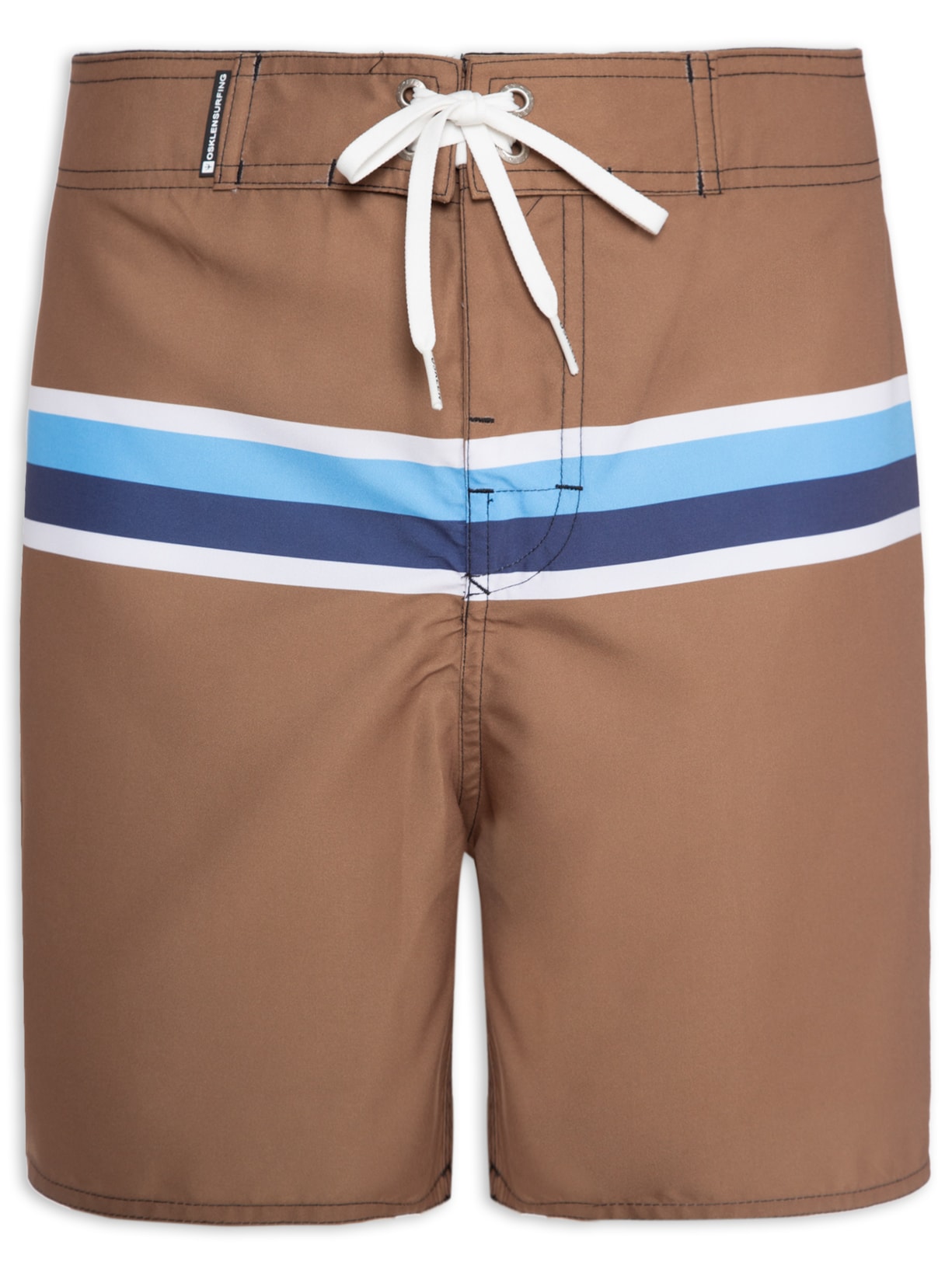 Bermuda Masculina Surf Retro Twin - Marrom