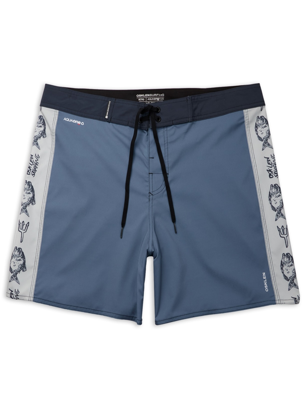 Bermuda Masculina Surf Sidefish Azul Osklen