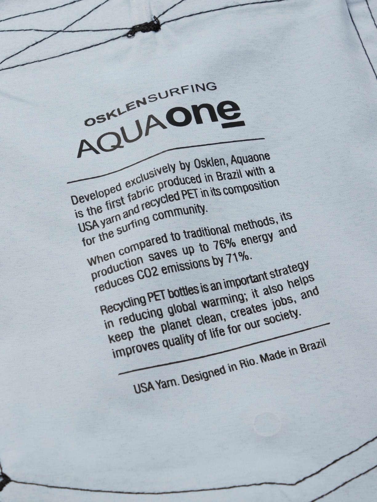 Bermuda Masculina Surf Sidefish Azul Osklen