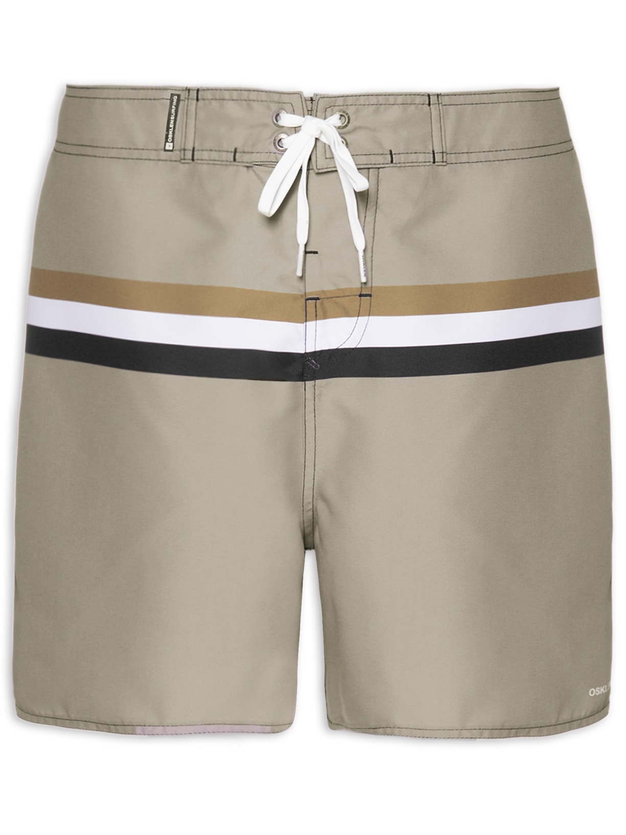 Bermuda Masculina Surf Soho Stripes - Bege