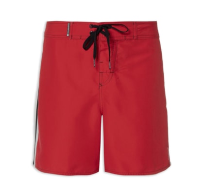 Bermuda Masculina Surf Urban Stripes - Vermelho