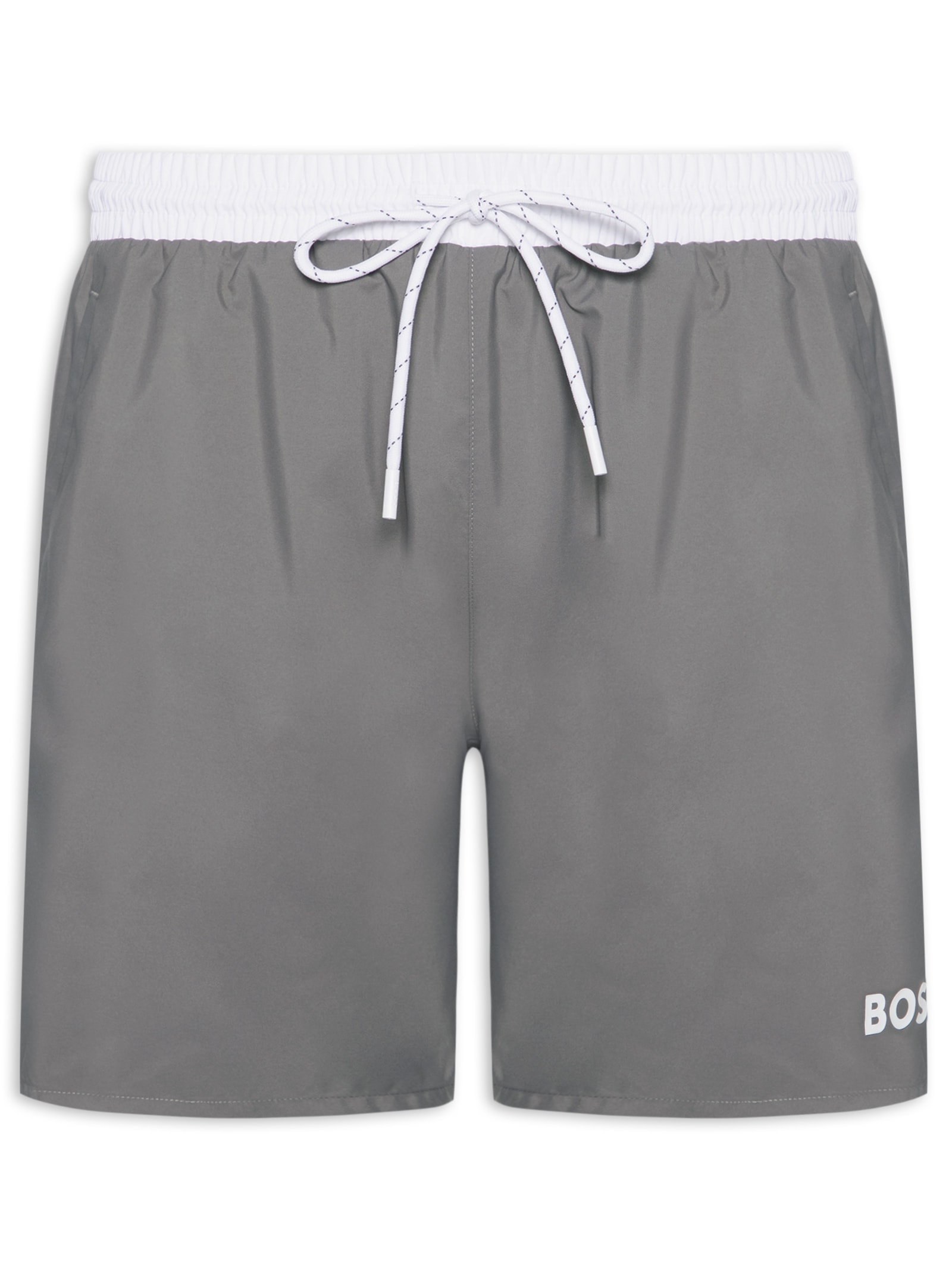 Bermuda Masculina Swim Quick-Dry Starfish - Cinza - Boss