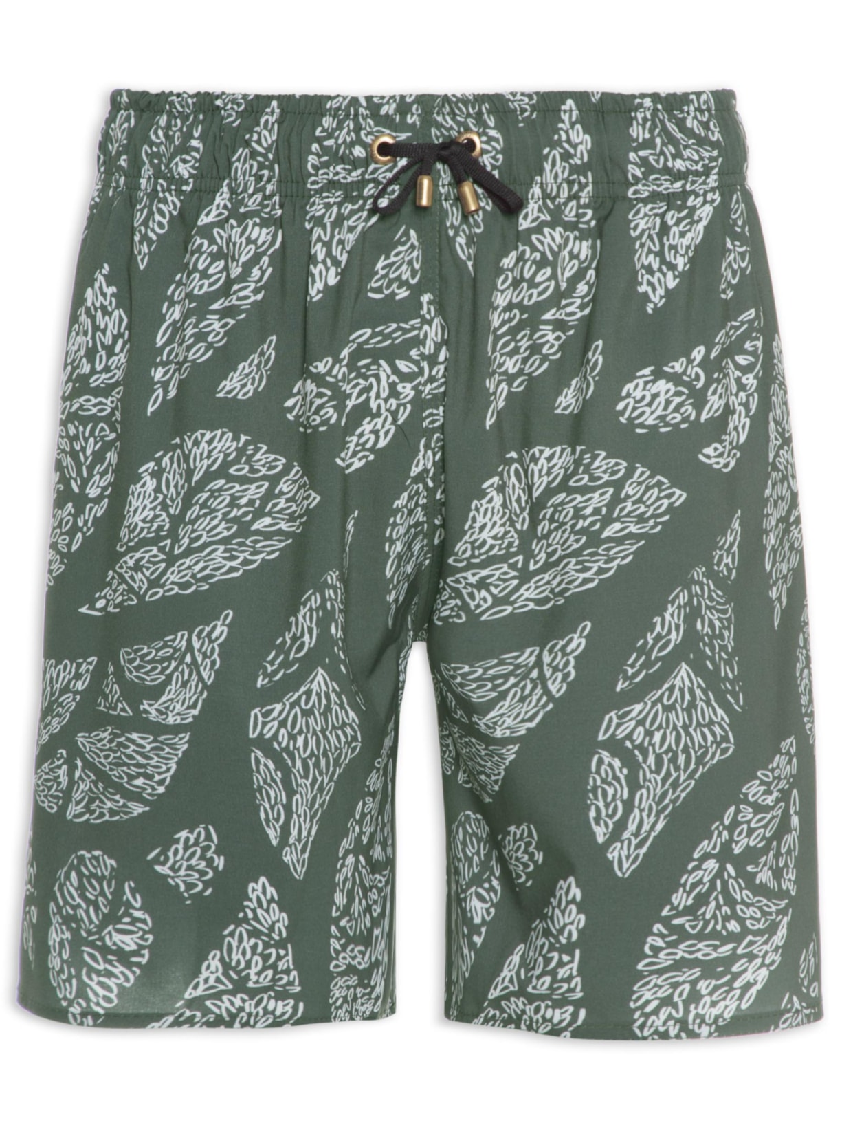 Bermuda Masculina Swimshort Treetop - Verde