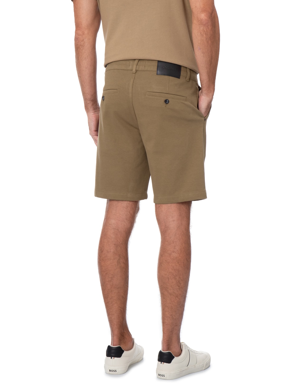 Bermuda Masculina Tech 247 Bege Oficina Reserva