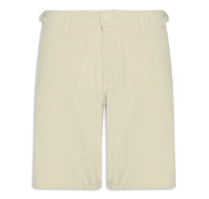 Bermuda Masculina Tech Fivela Lateral - Bege