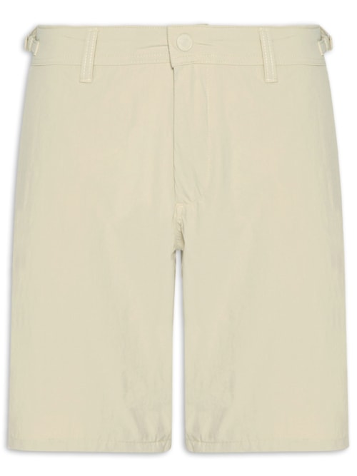 Bermuda Masculina Tech Fivela Lateral - Bege