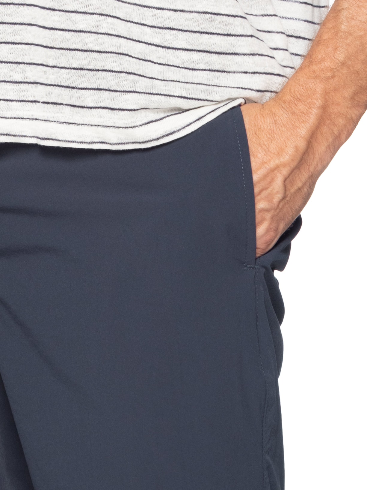 Bermuda Masculina Tech Fivela Lateral Cinza Sergio K