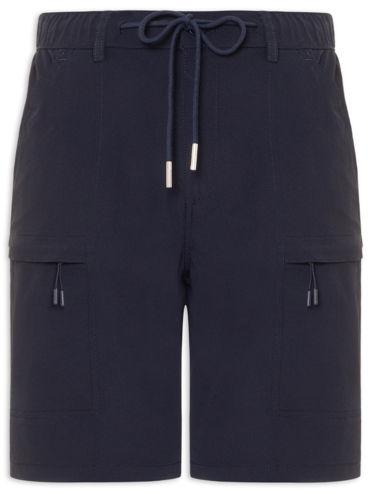 Bermuda Masculina Tech Grid - Azul