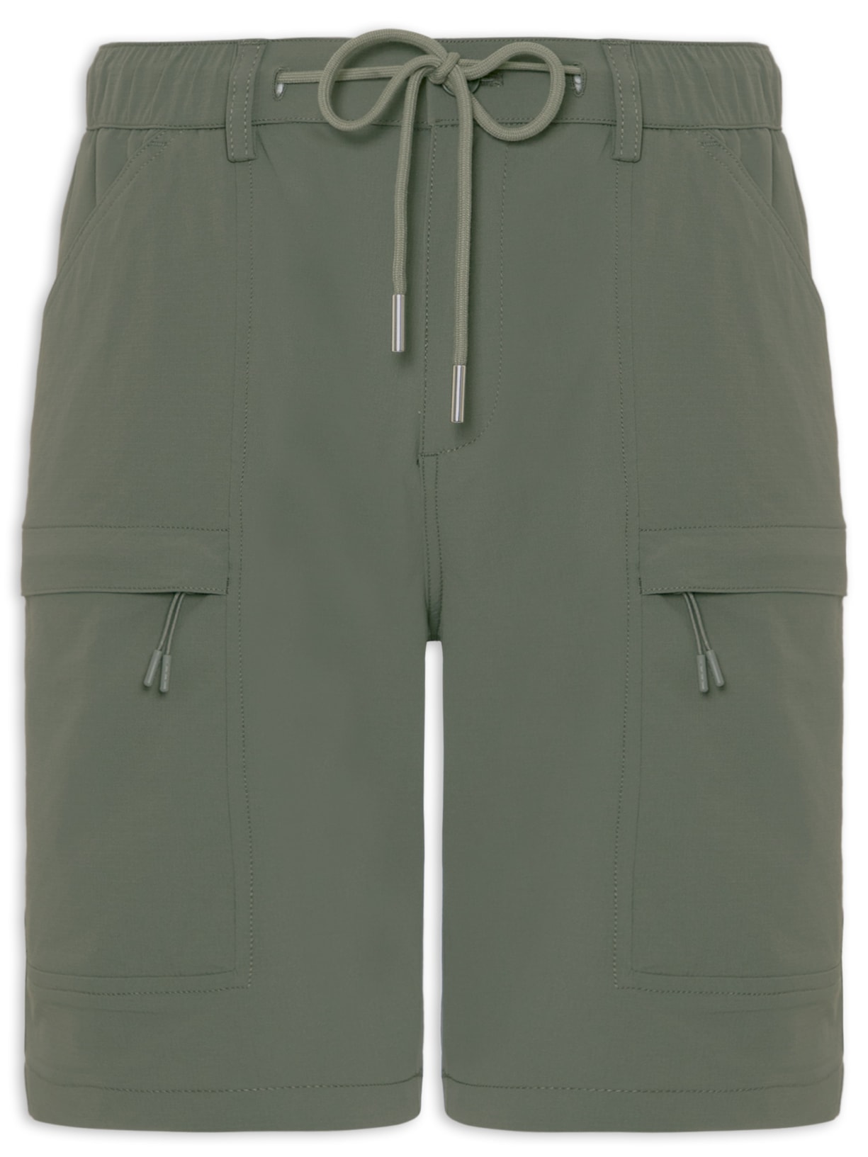 Bermuda Masculina Tech Grid - Verde