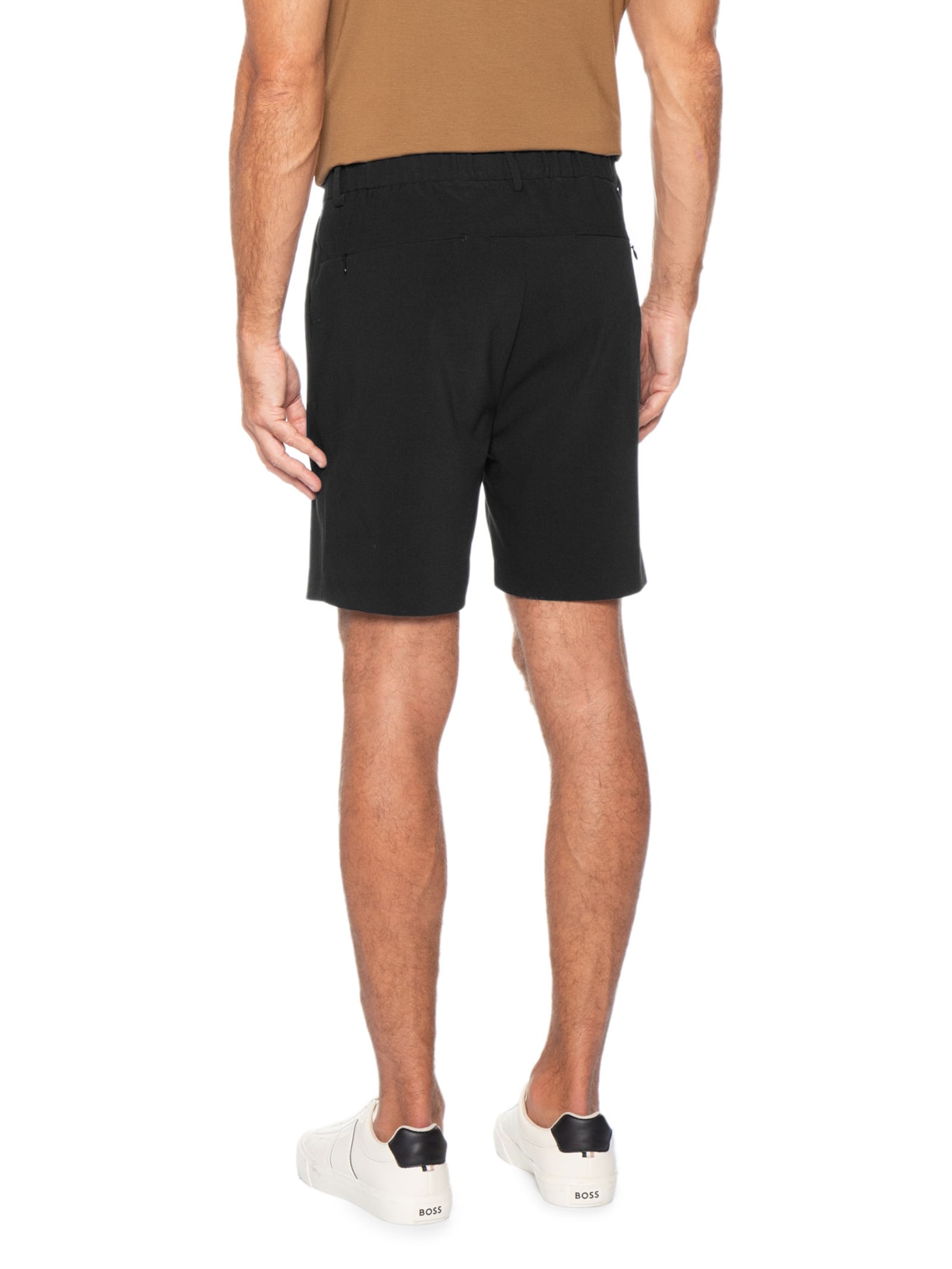 Bermuda Masculina Tech Maleável Preto Oficina Reserva