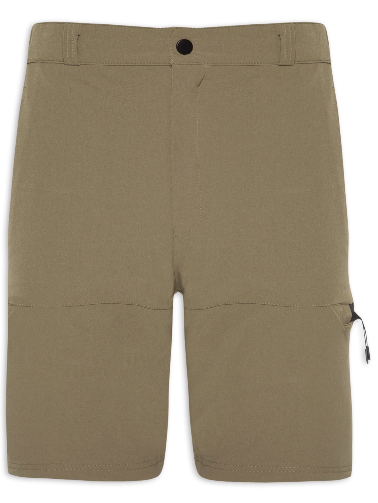 Bermuda Masculina Techno Just Sport Com Zíper - Marrom