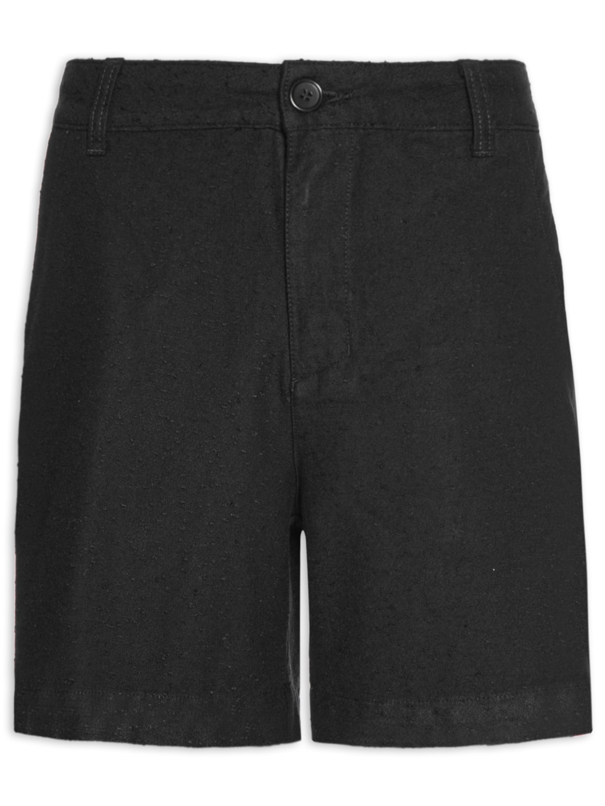 Bermuda Masculina Texture Cotton Boteco - Preto