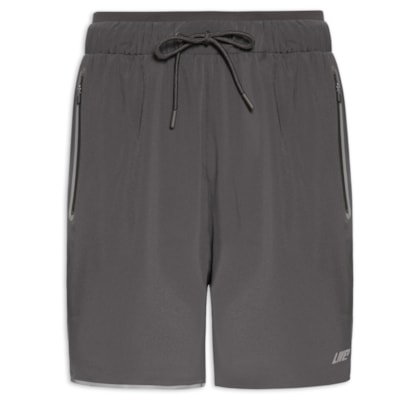 Bermuda Masculina Train Power 6 - Cinza