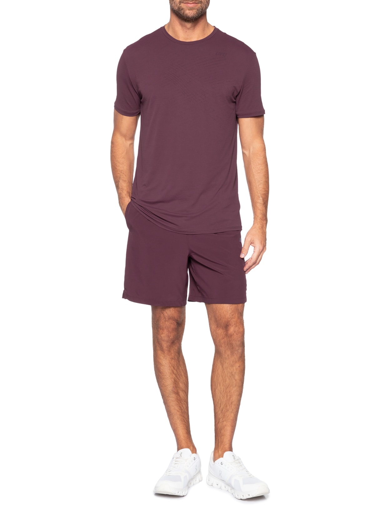 Bermuda Masculina Train Power 8 – Vermelho Live!