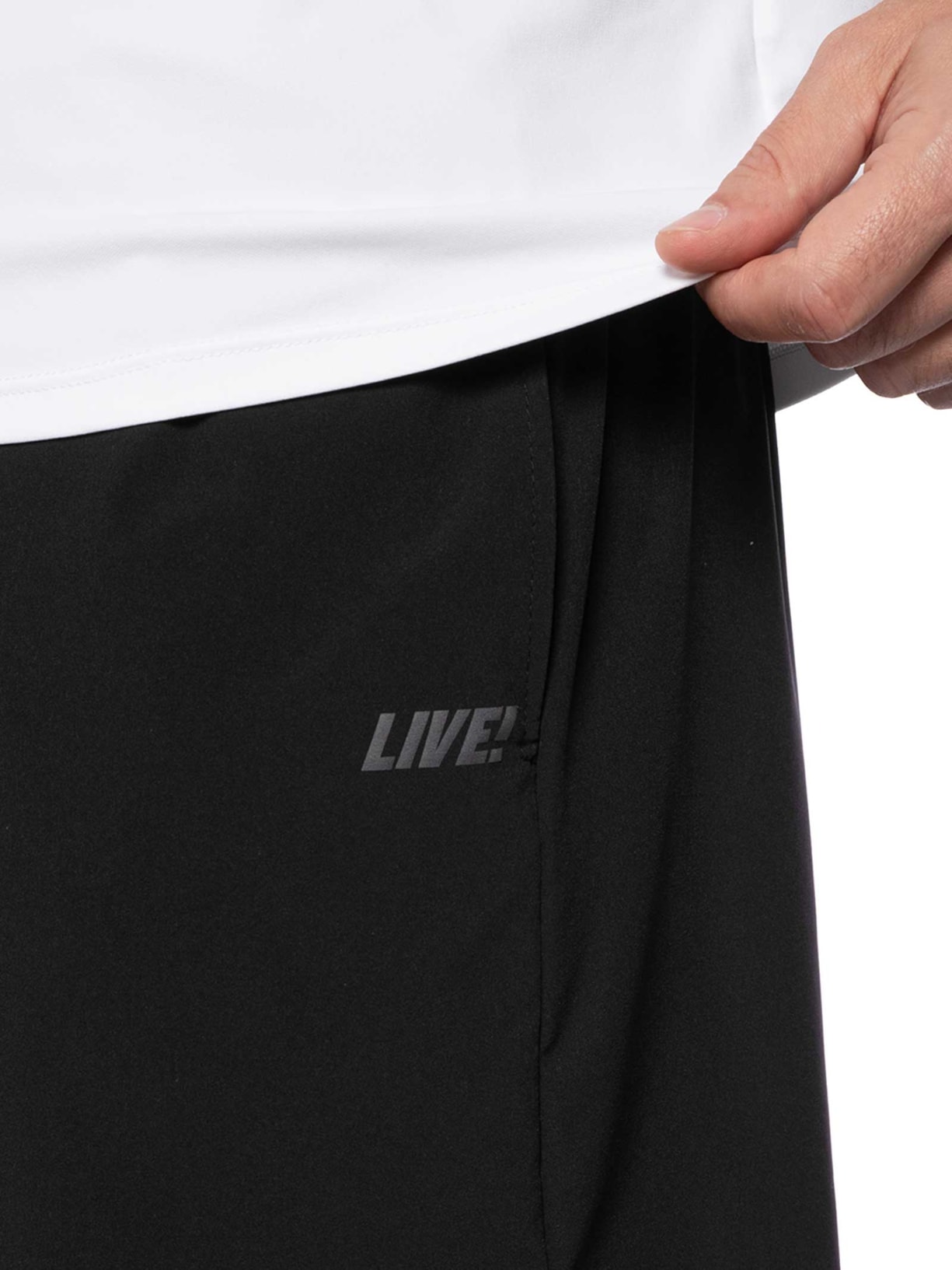 Bermuda Masculina Training 7' Side Men Preto Live!