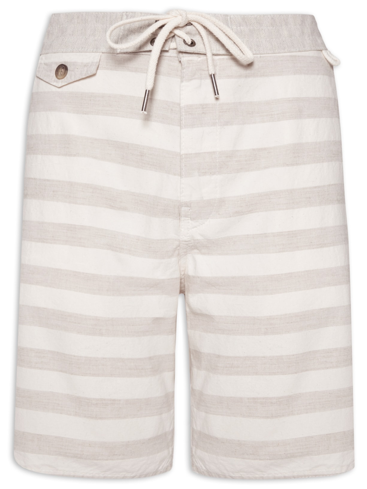 Bermuda Masculina Trancoso Fio Tinto - Cinza