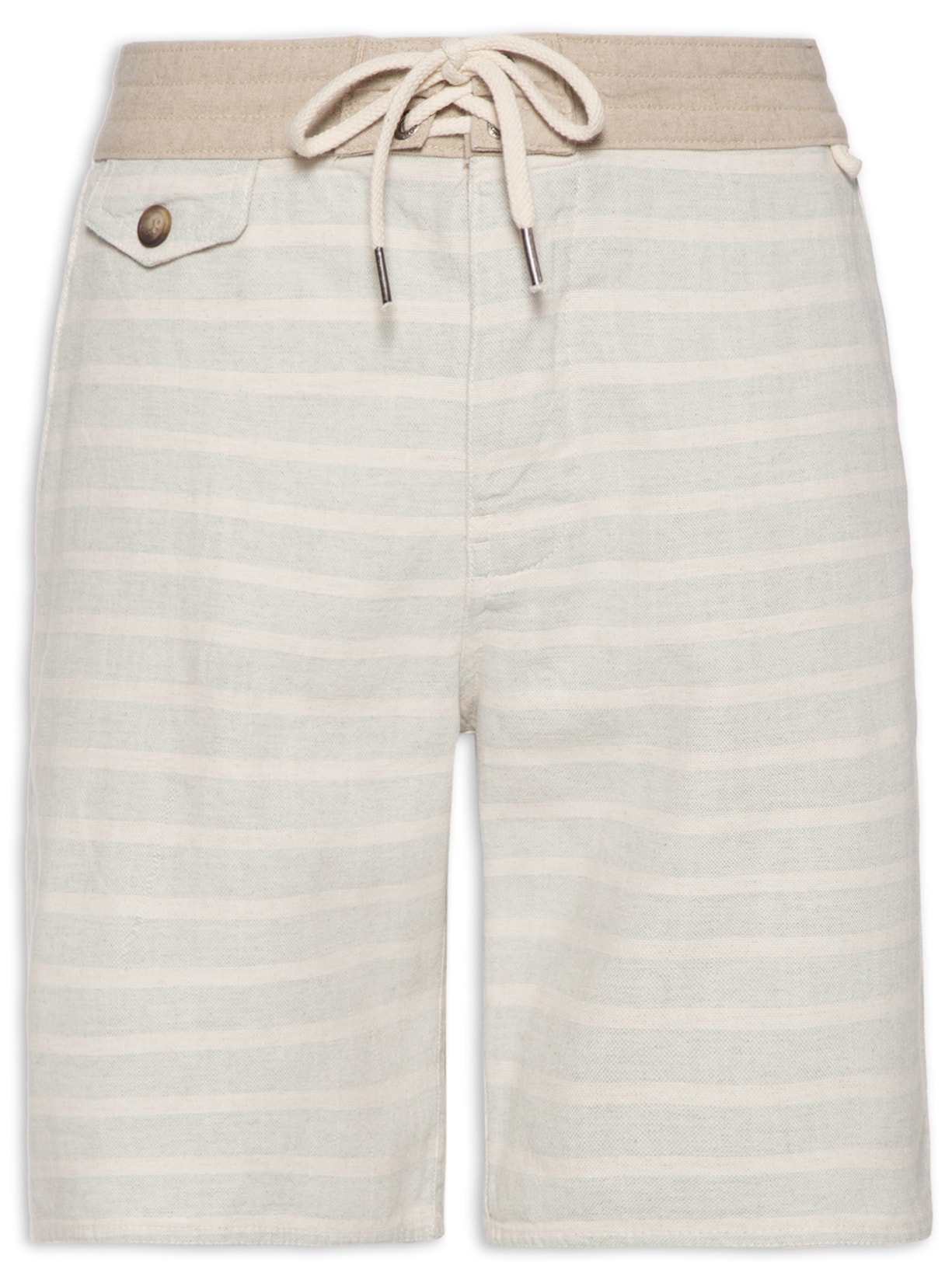 Bermuda Masculina Trancoso Listrada - Verde