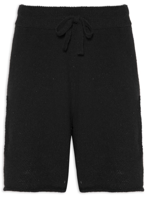 Bermuda Masculina Tricot Light E-fabrics - Preto