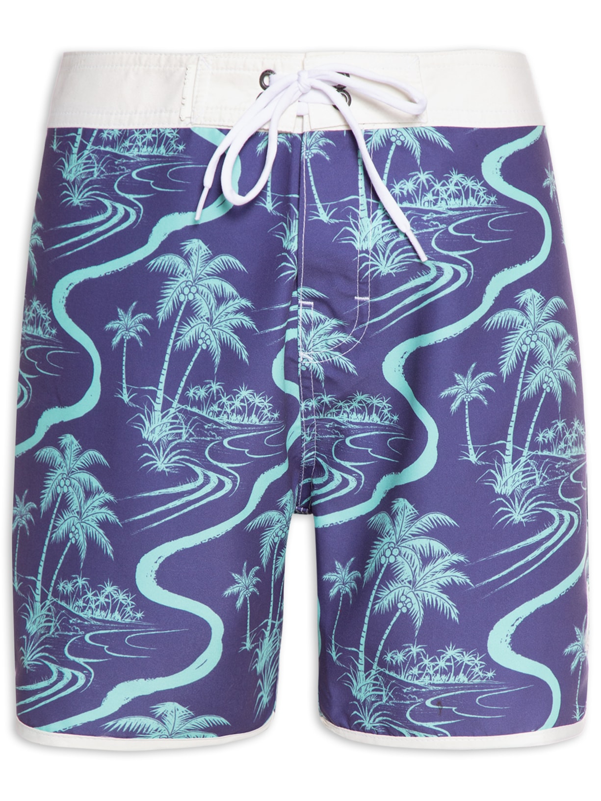 Bermuda Masculina Viés Adang - Azul