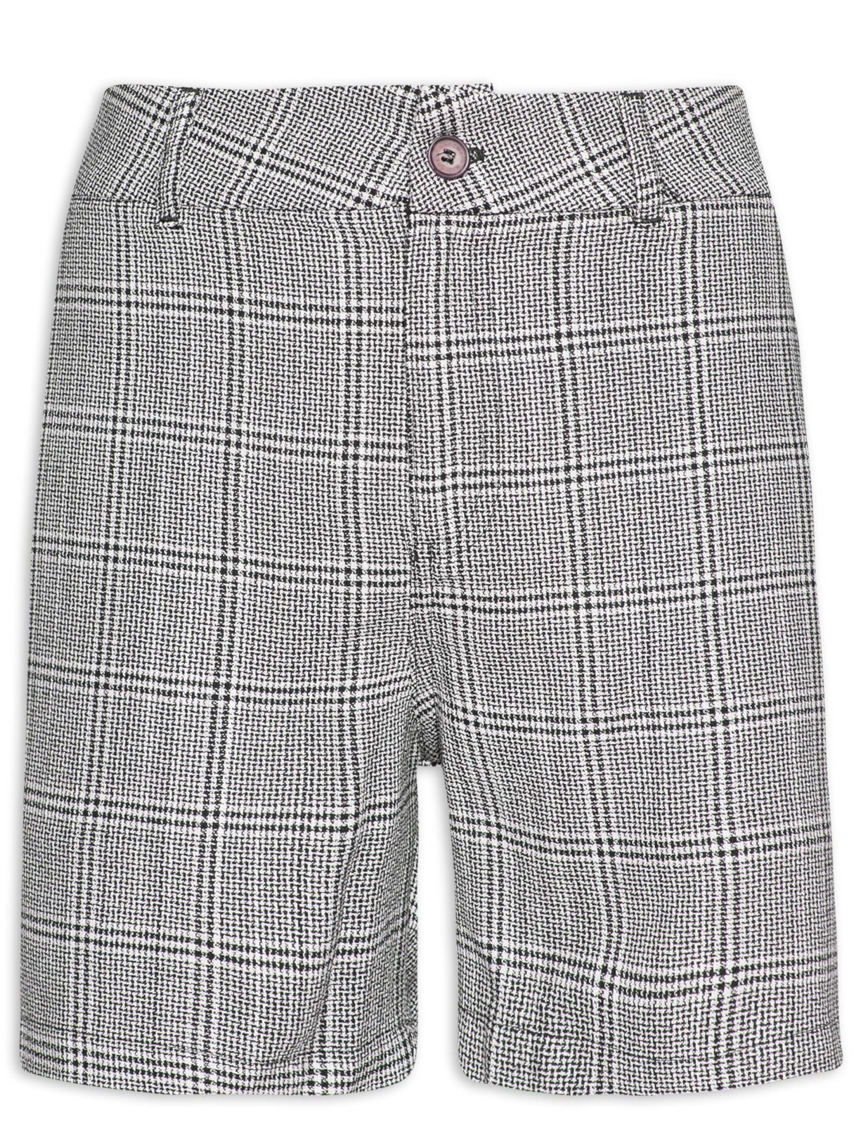 Bermuda Masculina Xadrez - Preto