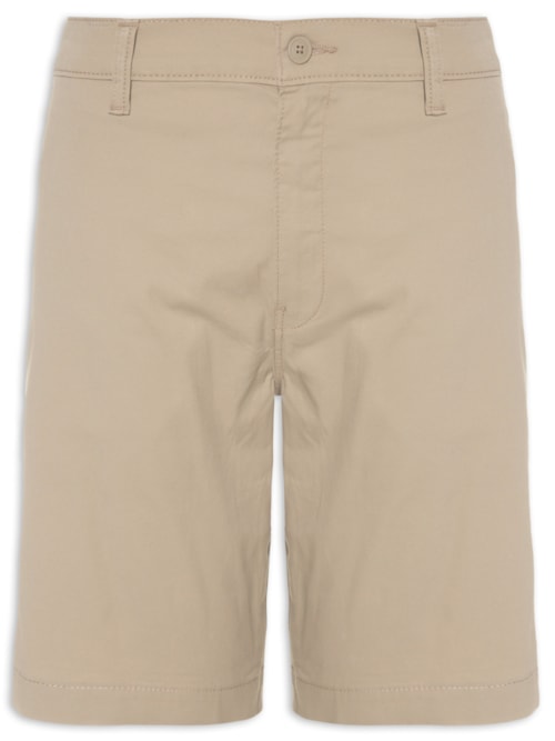 Bermuda Masculina Xx Chino Iii - Bege