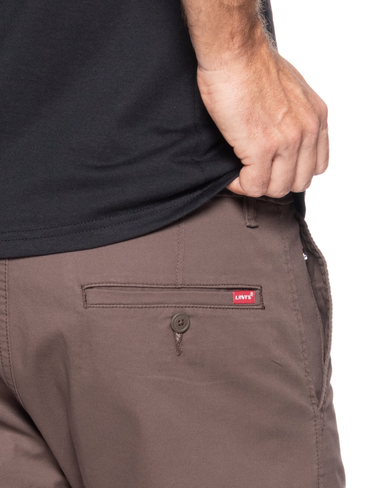 Bermuda Masculina XX Chino Slim II Marrom Levi's