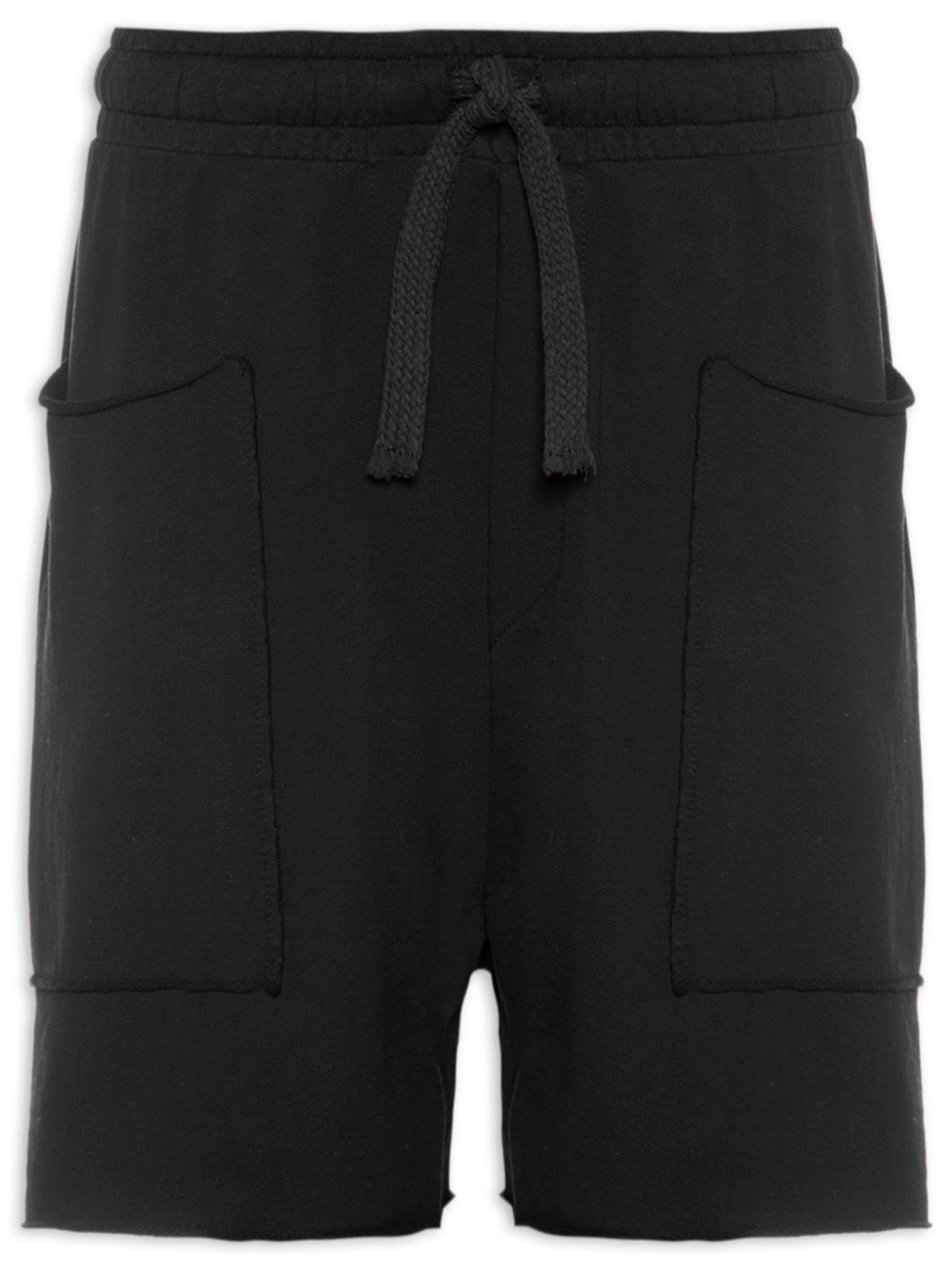 Bermuda Masculina Yogue Pleat - Preto