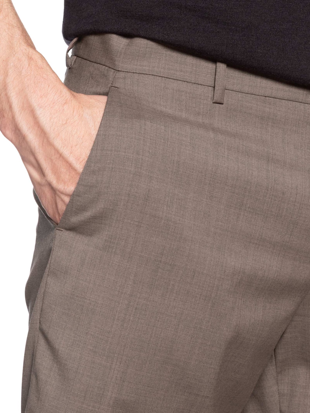 Bermuda Masculina ZZ57ACT Alfaiataria Marrom Ricardo Almeida