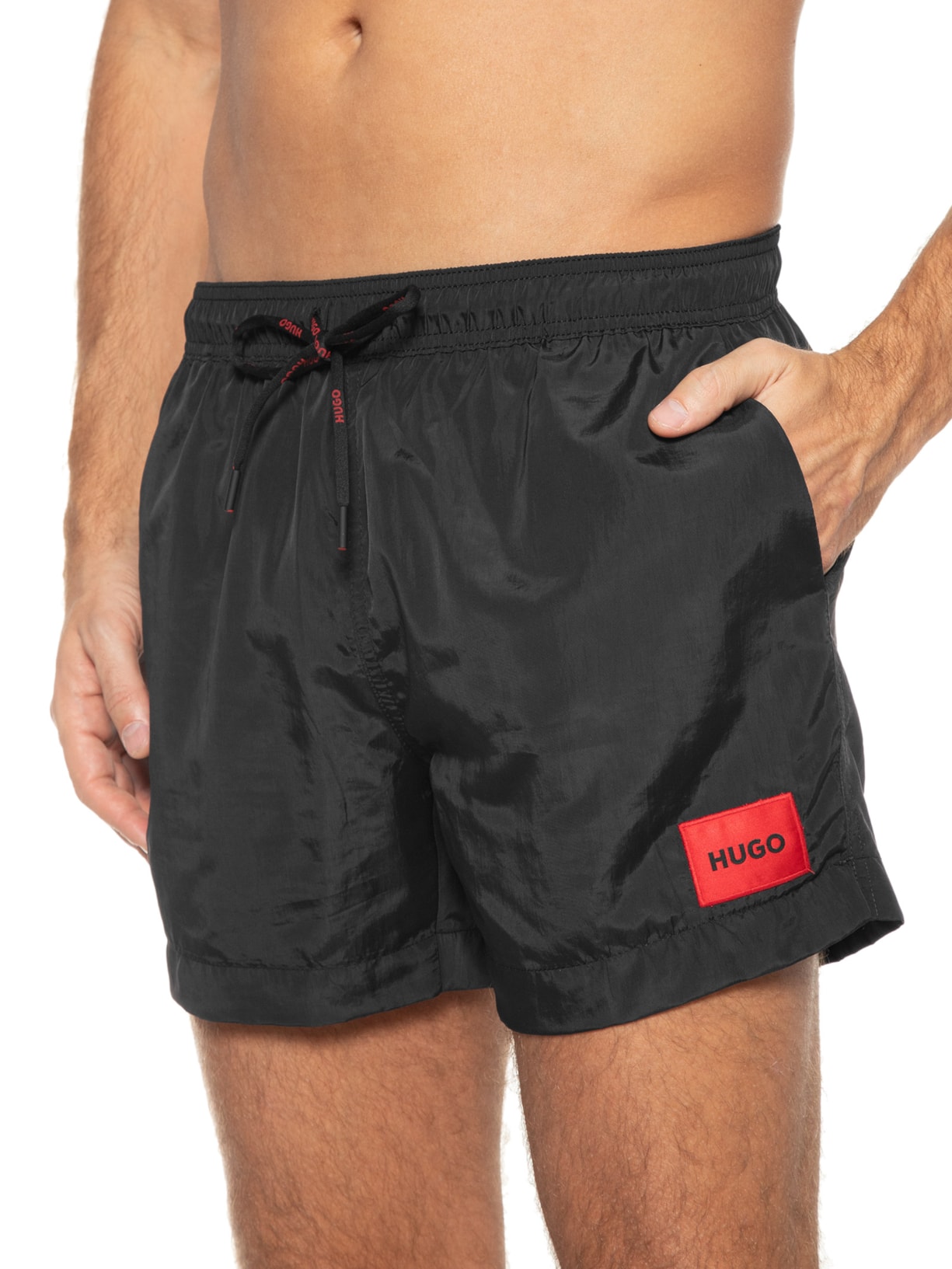 Bermuda Masculino Dominica Preto Hugo