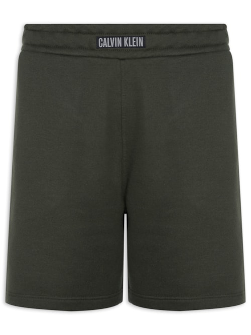Bermuda Moletom Masculina Com Bolsos Intense Power - Verde