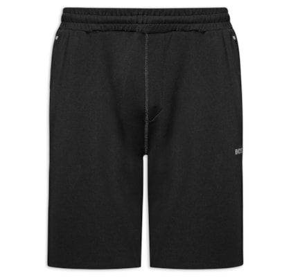Bermuda Moletom Masculina Hecon Active - Preto
