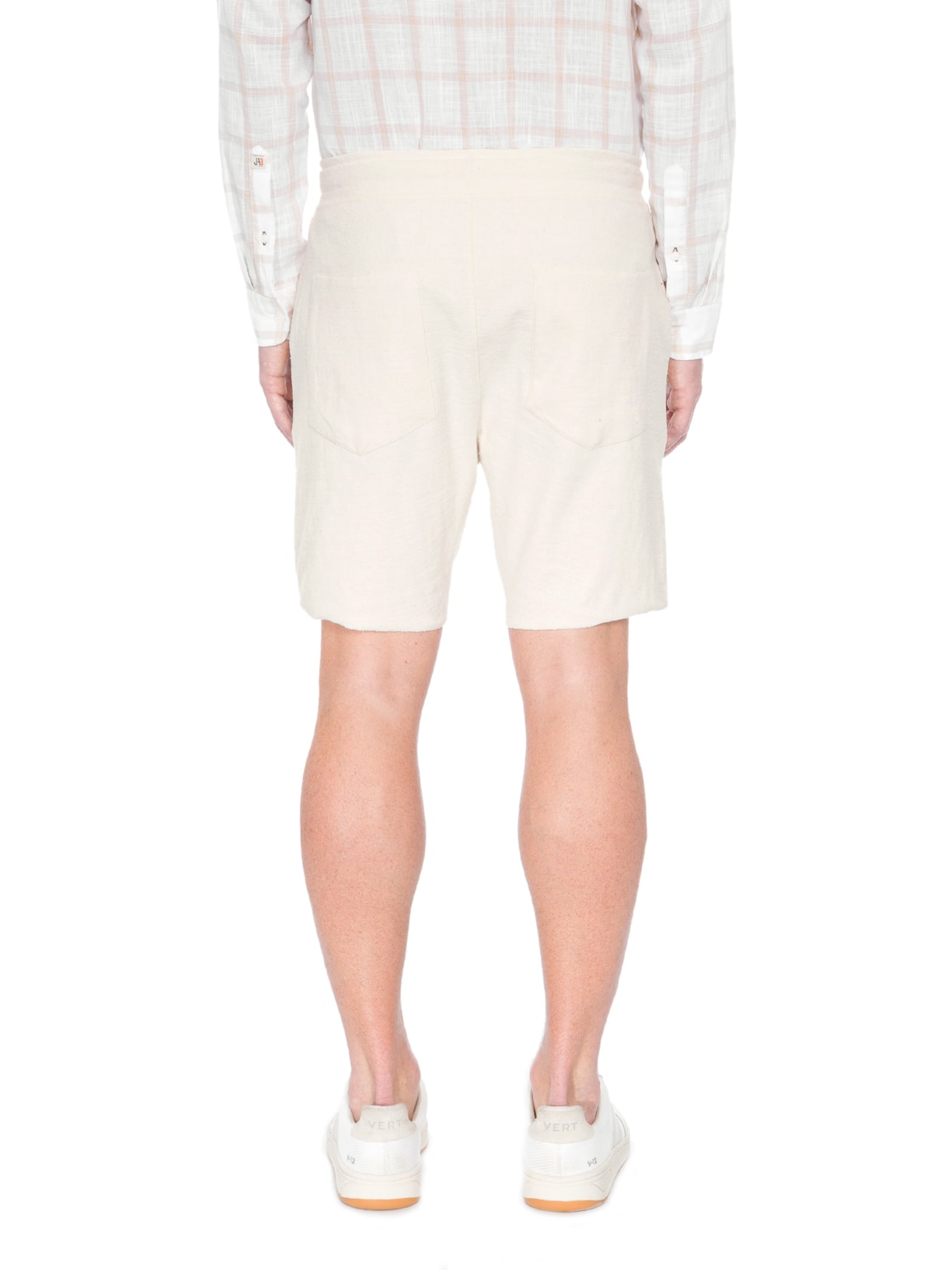 Bermuda Moletom Masculina Rustic E-Basics Off White Osklen