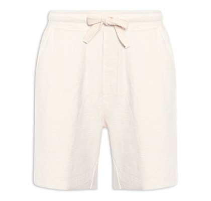 Bermuda Moletom Masculina Rustic E-Basics - Off White