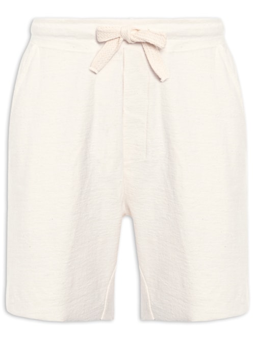 Bermuda Moletom Masculina Rustic E-Basics - Off White