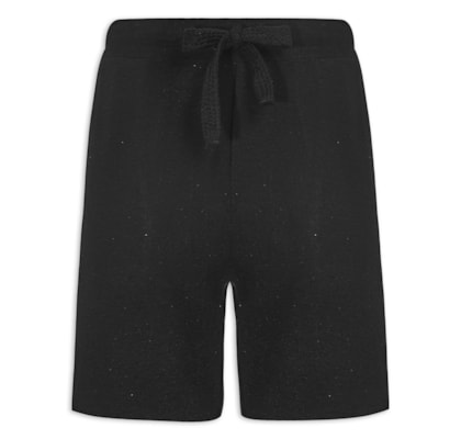 Bermuda Moletom Masculina Rustic E-basics - Preto