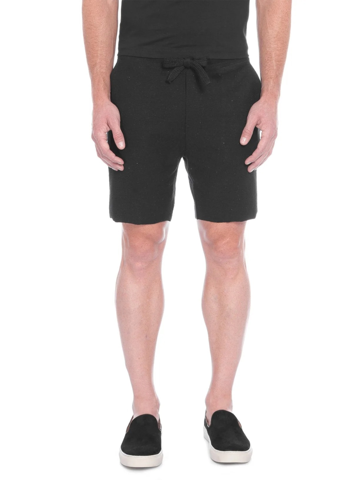 Bermuda Moletom Masculina Rustic E-basics Preto Osklen