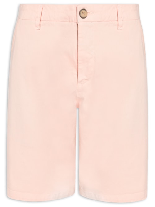 Bermuda Sarja Casual Iron Masculina – Rosa