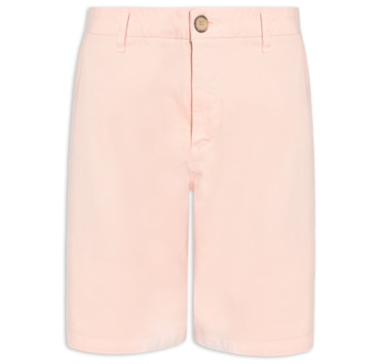 Bermuda Sarja Casual Iron Masculina - Rosa